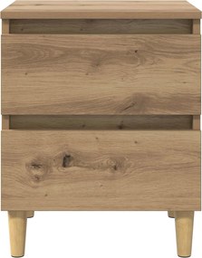 vidaXL Ντουλάπι κρεβατιού Artisan Oak 40 x 35 x 50 εκ.