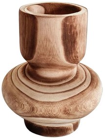 Βάζο Kengo 032228 13x13x20 Natural Ξύλο