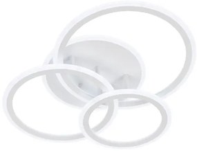 Πλαφονιέρα Φωτιστικό Οροφής LED 45W Gelder RGBW 2700-6500K 60x50,5 Fischer Honsel-21458-Λευκό 21458