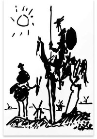 Πίνακας σε καμβά Don Quixote&quot; Megapap ψηφιακής εκτύπωσης 50x75x3εκ.&quot;