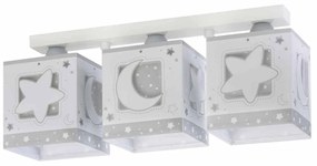 Παιδικό Φωτιστικό Οροφής Τρίφωτο Ango Moon Grey 63233 NE