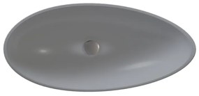 Sanitec Bliss 284 Νιπτήρας Συνθετικός Επικαθήμενος 66x35,5x14cm Cement