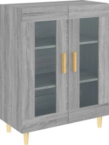 vidaXL Ντουλάπι Γκρι Sonoma 69,5 x 34 x 90 εκ. από Επεξεργασμένο Ξύλο