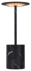 Επιτραπέζιο Φωτιστικό Επαναφορτιζόμενο LED IP20 Hera ΦOS_ME 17-00947-29 Μαύρο-Λευκό
