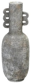 Βάζο TAS228 13,2x13,2x36,5cm Grey Espiel Κεραμικό