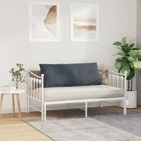 vidaXL Μαξιλάρι Πλάτης Σκούρο Γκρι 120 x 50 x 19 cm