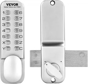 VEVOR Mechanical Keyless Entry Door Lock 14 Key Mechanical Door Lock Single-Side