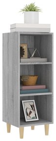 vidaXL Ντουλάπι Γκρι sonoma 34,5x32,5x90εκ. από Επεξεργασμένο Ξύλο