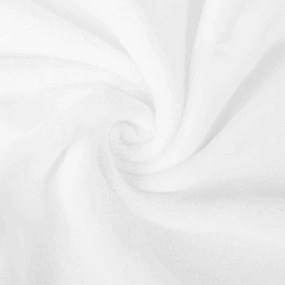 vidaXL Φούτερ-κουβέρτα Λευκό s Φανέλα