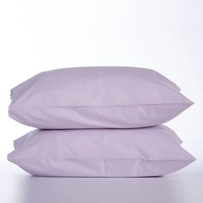 Μαξιλαροθήκες Basic (Σετ 2τμχ) Lavender Nef-Nef 52X72 100% Cotton