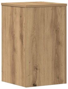 vidaXL Βάσεις Φυτών 2 τεμ. Αρτισιανή Δρυς 30x30x50 εκ. Επεξ. Ξύλο