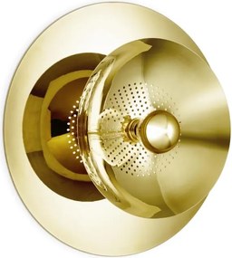 Απλίκα Τοίχου Wanted Wall with Backplate Ø32cm Χρυσό