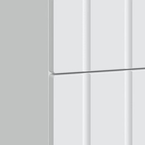 vidaXL Κομοδίνο Λευκό 62 x 34,5 x 49,5 εκ. Επεξεργασμένο Ξύλο