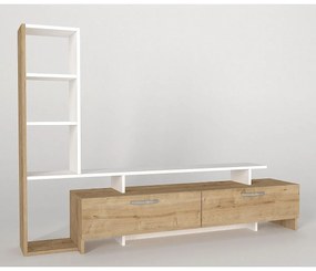 Σύνθετο ArteLibre KENTUCKY Sapphire/Λευκό Μοριοσανίδα 168x30x120cm-14410172