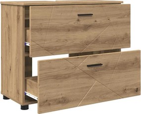 vidaXL Ντουλάπι Μπάνιου με συρτάρι Artisan Oak 76,5 x 35 x 64 εκ