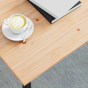 vidaXL Τραπεζάκι σαλονιού Φυσικό 100 x 100 x 45 cm