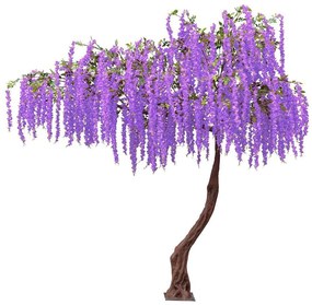 Τεχνητό Δέντρο Γλυσίνια 3480-6 210x340cm Purple Supergreens Fiberglass