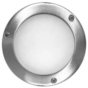Πλαφονιέρα τοίχου Led 2,4W στρογγυλή στεγανή εξωτερική 9091 Lumen-3-90916600-Σατινέ Λευκό 3-90916600
