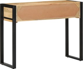 vidaXL Τραπέζι κονσόλας 100x35x75 cm Στερεό ακατέργαστο ξύλο Mango
