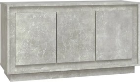 vidaXL Ντουλάπι Γκρι Σκυροδέματος 102x35x55 εκ. Επεξεργασμένο Ξύλο