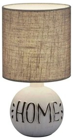 Φωτιστικό Επιτραπέζιο Esna R50661025 1xE14 40W Φ16cm 31cm Cappucino RL Lighting Ceramic,Fabric