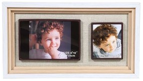 Κορνίζα 373-91-899 2 Θέσεων 15x30 8266-2 Beige Wood