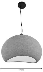 Κρεμαστό Φωτιστικό Οροφής E27 IP20 Γκρι 4053-B Inlight-4053-B-Γκρι 4053-B