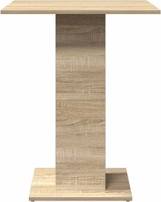 vidaXL Τραπέζι Bistro Χρώμα Sonoma Δρυς 60 x 60 x 75 εκ. Επεξ. Ξύλο