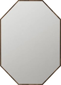 Καθρέπτης τοίχου Ursula Μegapap χρώμα καρυδί 45x2x70εκ.