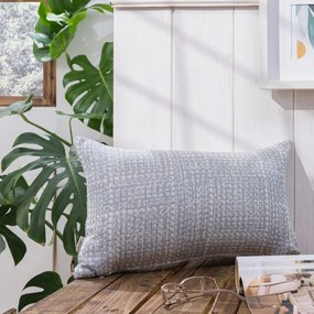 Μαξιλάρι Διακοσμητικό (Με Γέμιση) Belluno 05 Blue Teoran 30X50 Cotton-Polyester
