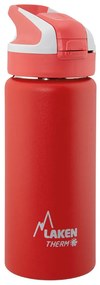 Παγούρι - Θερμός 500ml Με Καλαμάκι Laken Κόκκινο