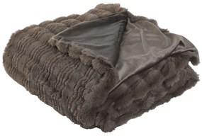 Κουβέρτα Home ESPRIT Καφέ 220 x 240 x 1 cm