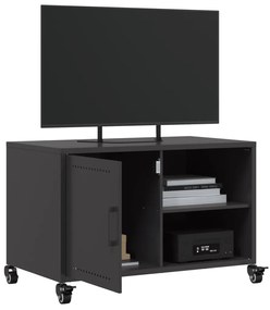 vidaXL Έπιπλο Τηλεόρασης Μαύρο 68x39x43,5 εκ. Χάλυβας
