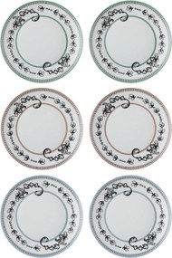 Service Plate Set (6 Pieces) DNR0056 Multicolor