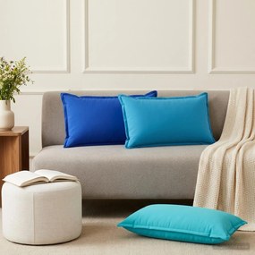 VidaXL Κάλυμμα Μαξιλαριού 2 τμχ. HOUTEN Γαλάζιο 40 x 80 cm Πολυεστέρας