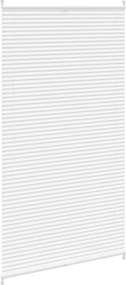 vidaXL Πλισέ ρόλερ σκίασης 110x200cm Λευκό
