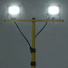 Προβολέας LED με Τρίποδο Ψυχρό Λευκό 2 x 30 W 149660
