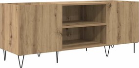 vidaXL Ντουλάπι δίσκων βινυλίου Artisan Oak 121 x 38 x 48 cm