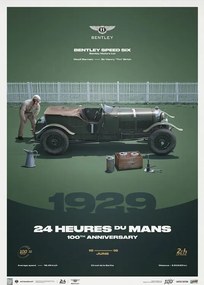 Εκτύπωση τέχνης Bentley Speed Six - 24h Le Mans - 100th Anniversary - 1929, Automobilist