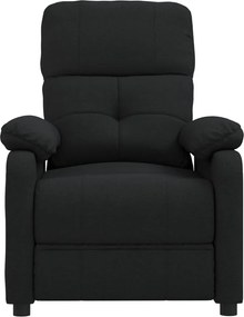 vidaXL Πολυθρόνα Μασάζ Μαύρη Υφασμάτινη