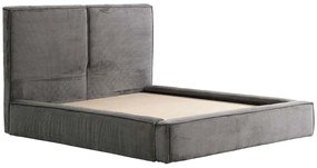 Κρεβάτι Nero (Για Στρώμα 160x200cm) 771MND1880 190x230x130cm Grey Διπλό
