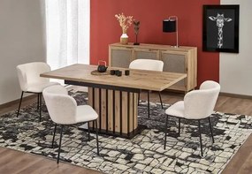 60-29095 LAMELLO extension table, artisan oak / black, 1 Τεμάχιο