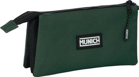 Τριπλή Κασετίνα Munich Verde Πράσινο 22 x 12 x 3 cm