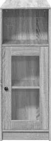 vidaXL Τραπέζι Μπαρ Γκρι Sonoma 101x40x103,5 εκ. από Επεξεργ. Ξύλο