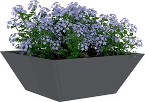 vidaXL Γλάστρα Κήπου 5 pcs Ανθρακί 40 x 40 x 15 cm