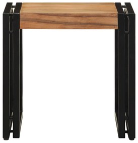 vidaXL Τραπεζάκι σαλονιού Καφέ 40 x 40 x 38 cm Μασίφ ξύλο ακακίας