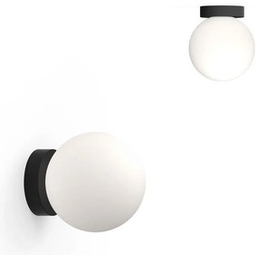 Φωτιστικό Τοίχου Bola Sphere Flush 8 10919 20,3x13,5cm Dim Led 1625lm 20W Black Pablo Designs