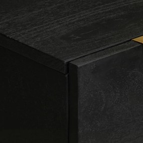 vidaXL Ντουλάπι 2 τεμ. Μαύρο 60x33x75 εκ. από Επεξεργασμένο Ξύλο
