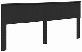 vidaXL Κεφαλάρι Μαύρη Οξυά 200 cm Επεξεργασμένο ξύλο