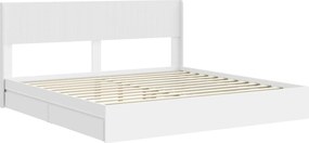 vidaXL Καλάθι με αποθήκη και κεφαλάρι Λευκό 180 x 200 cm
